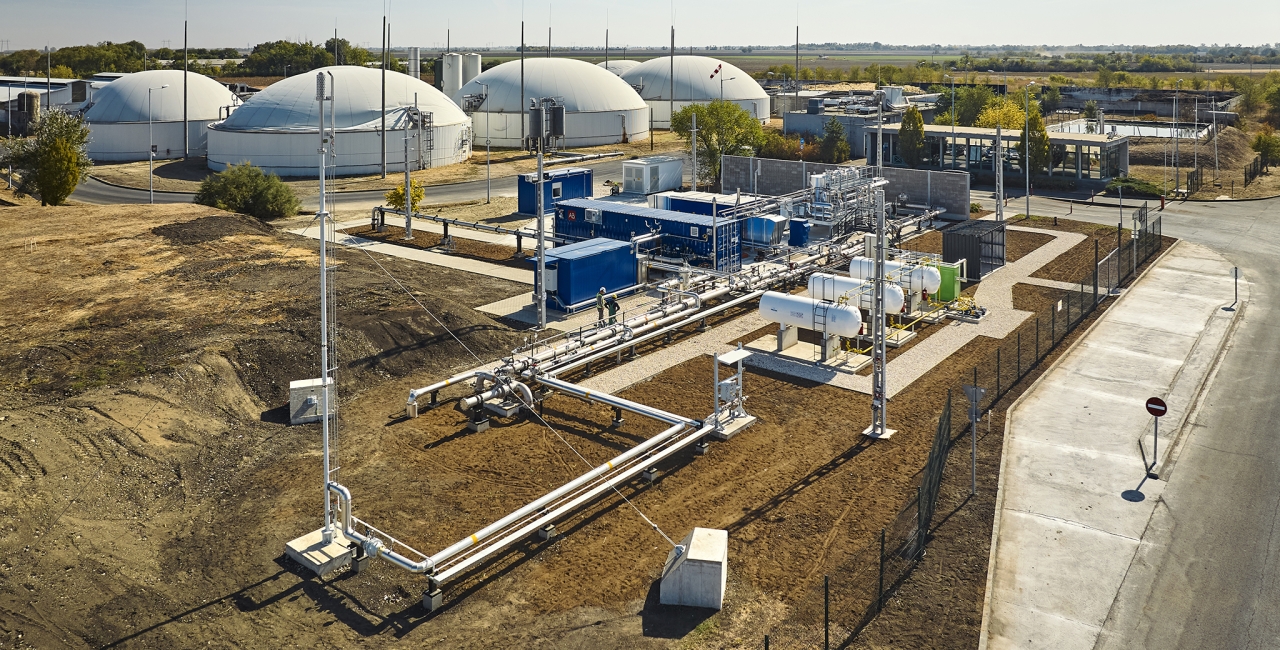 MOL Group inaugurated its first biomethane plant in Szarvas